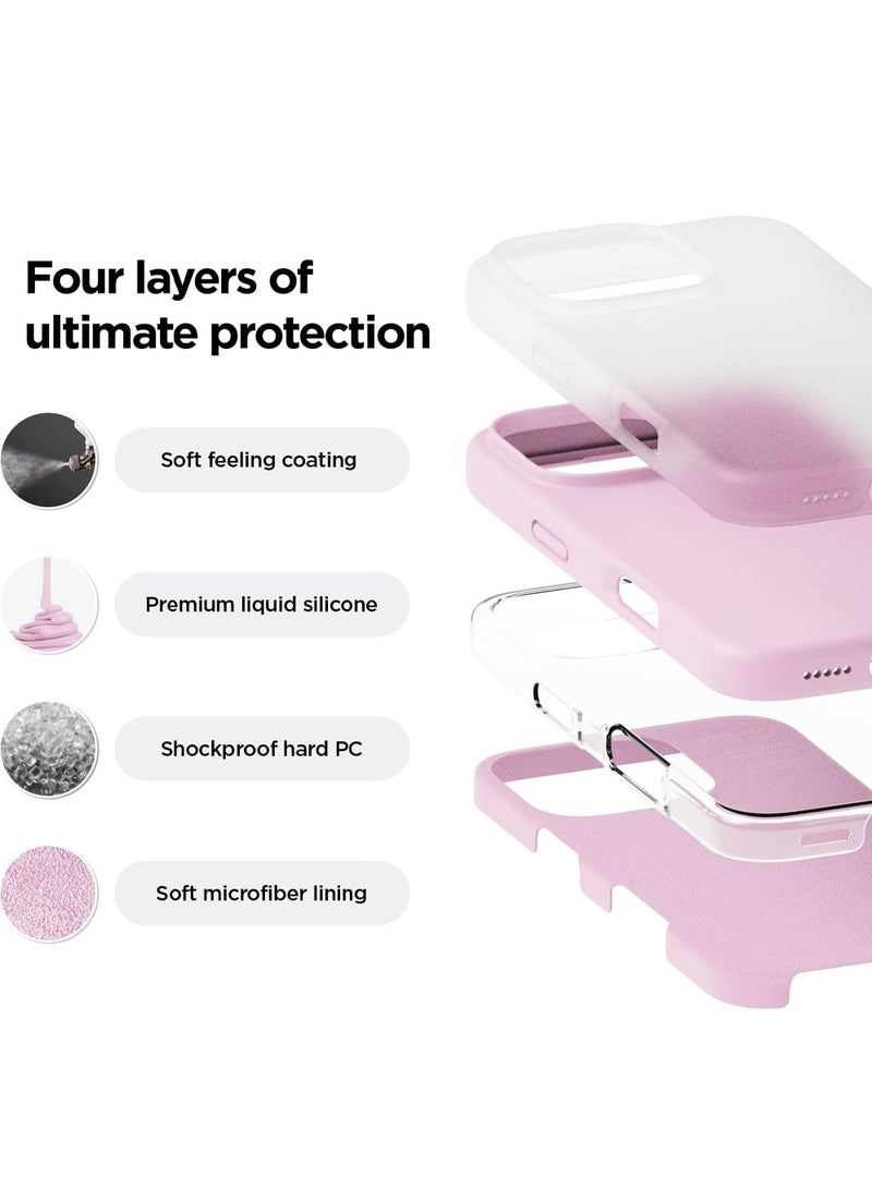 X-level iPhone 16 Pro Max Liquid Silicone Case Cover,Full Body Protection, Shockproof, Slim, Anti-Scratch Soft Microfiber Lining,Slim Protective Back Cover with Comfortable Hold Touch Feeling and Anti-fingerprint - Image 2