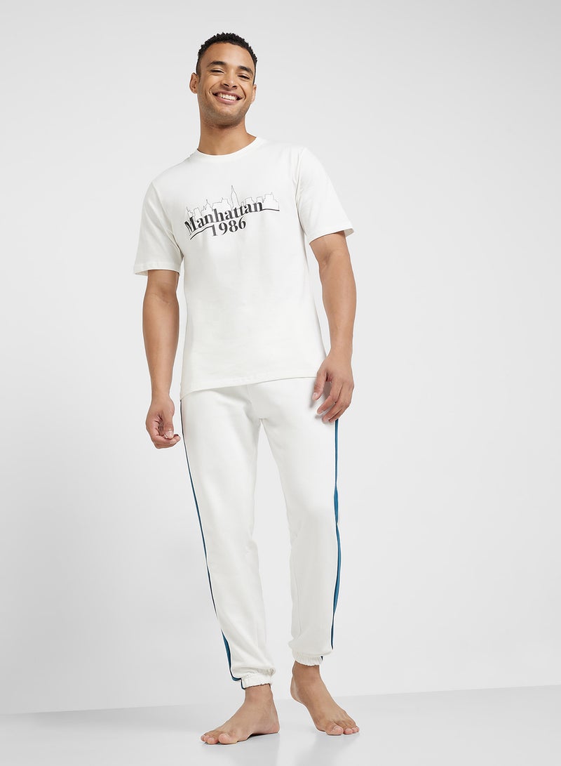 Seventy Five Mens T. Shirt Varsity Trouser - Image 1