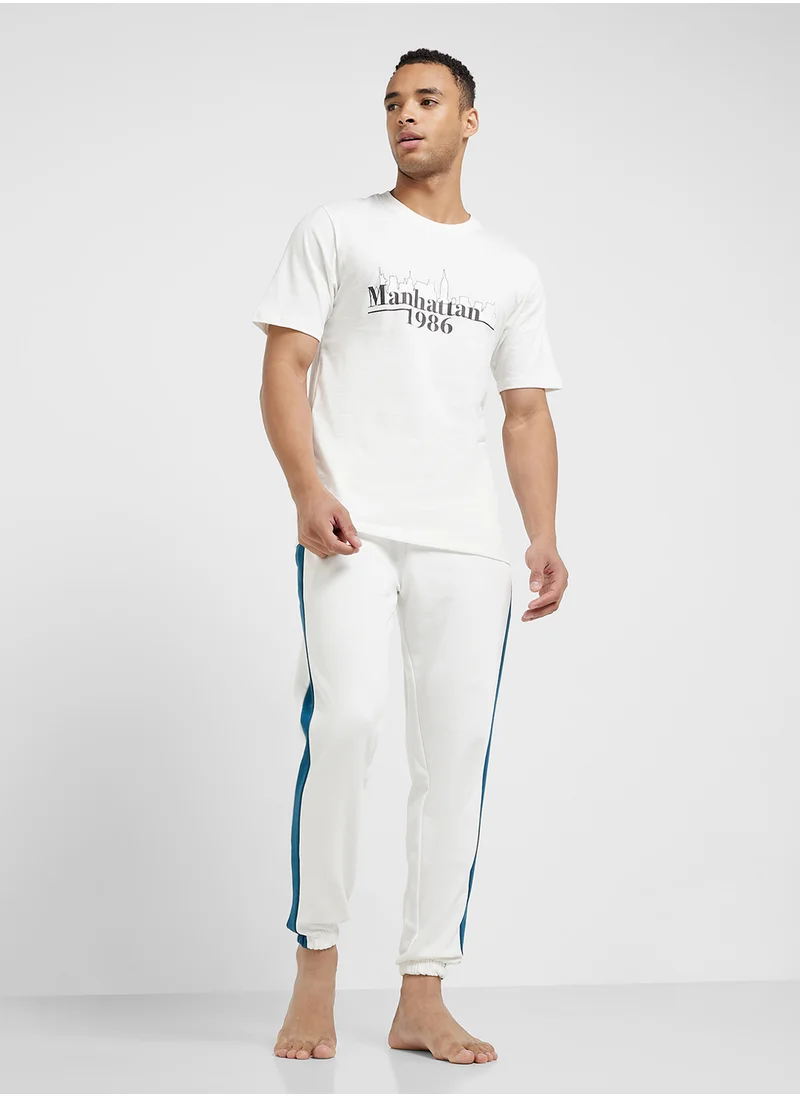 Seventy Five Mens T. Shirt Varsity Trouser
