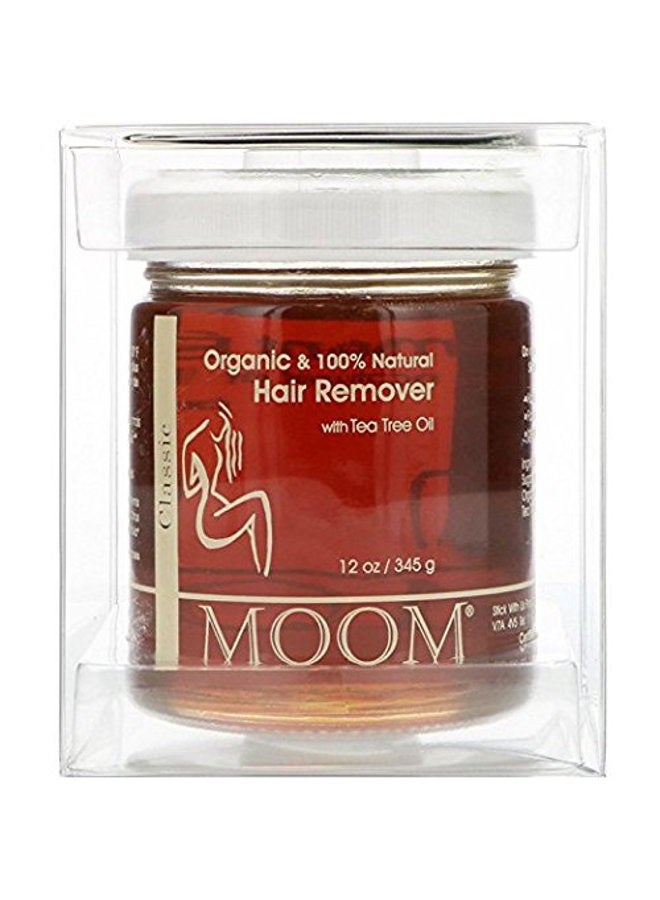 MOOM Organic Hair Remover Waxing Kit Refill with Tea Tree Oil & Lemon juice - Natural Sugar Glaze – Perfect for Bikini Leg Eyebrow & Body 12 oz (2-Pack)) - Image 2