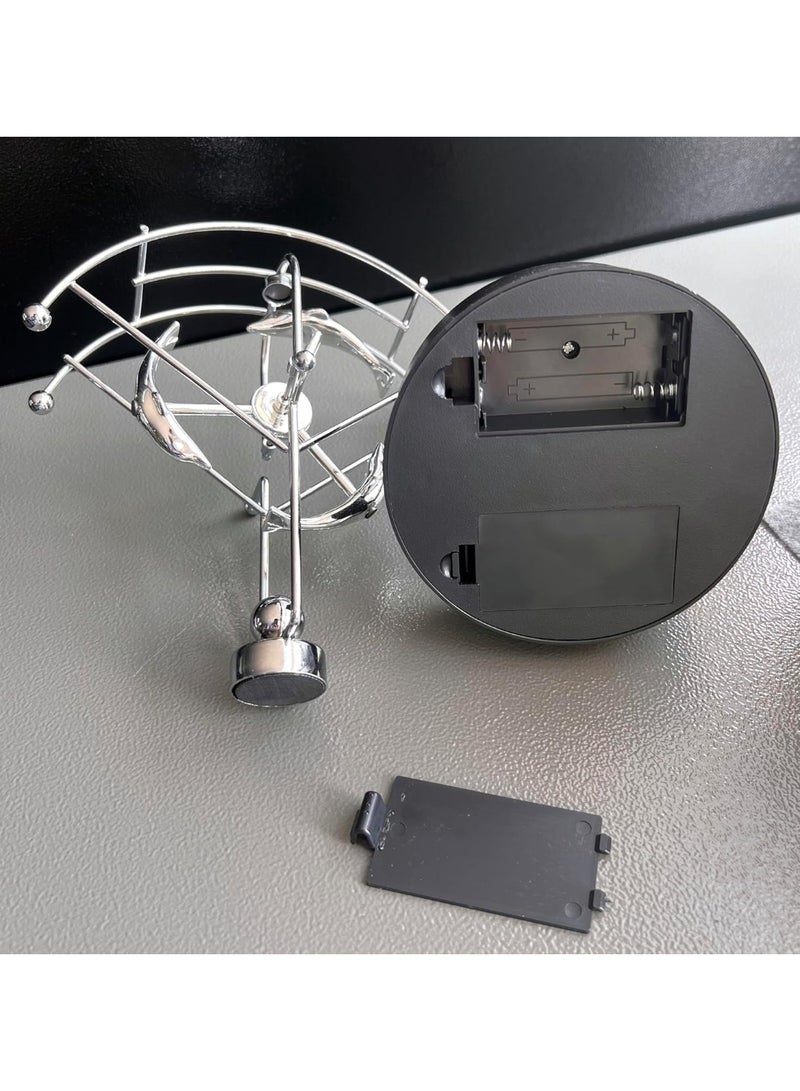 Rubik Electronic Perpetual Motion Toy, Swing Pendulum Physics Science Executive Desk Decoration Toy  - Image 5