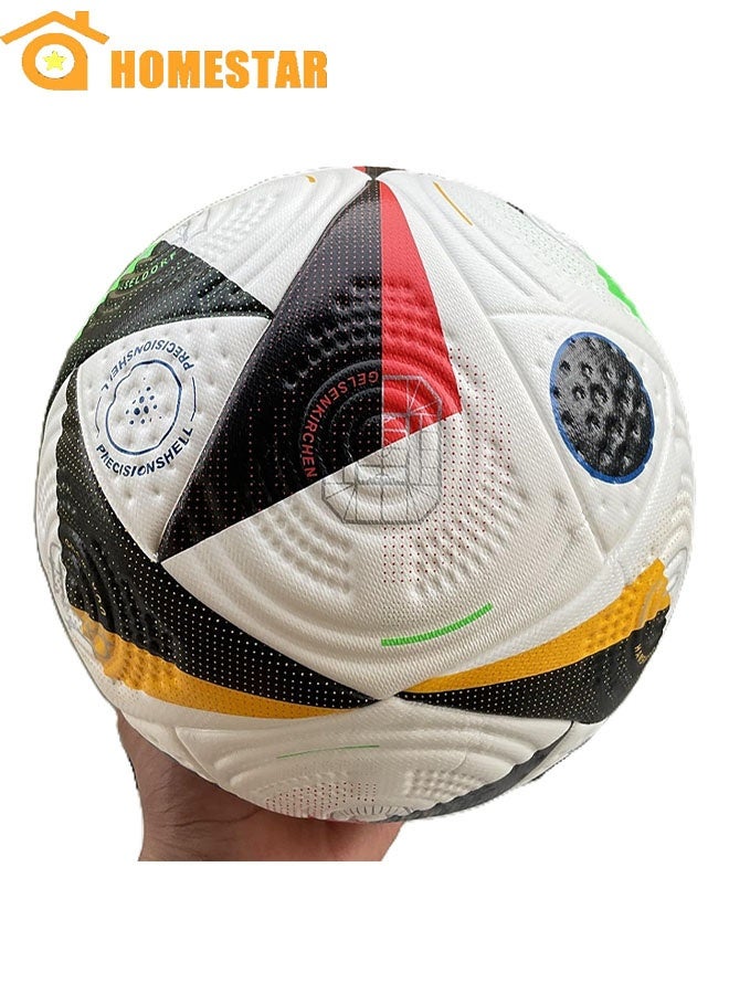 هومستر كرة القدم ، كرة القدم ، كرة يورو 2024 ، مرتبطة بالحرارة ، حجم 5 ، متينة للمباريات والتدريب المكثفين - Image 1