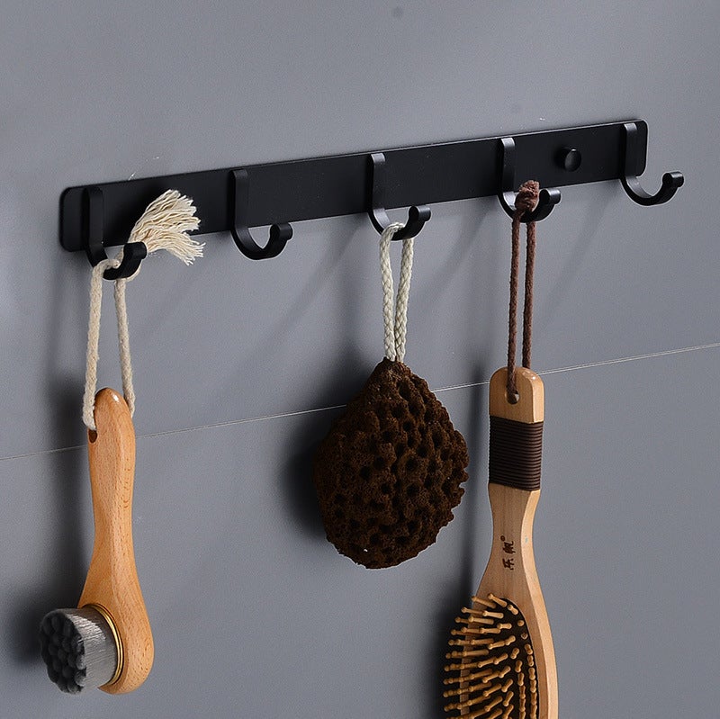 Space Aluminum Bathroom Row Hook, Kitchen Hook, Clothes Hanger Hook, Towel Coat Hook, Wall Clothes Hook - Image 4