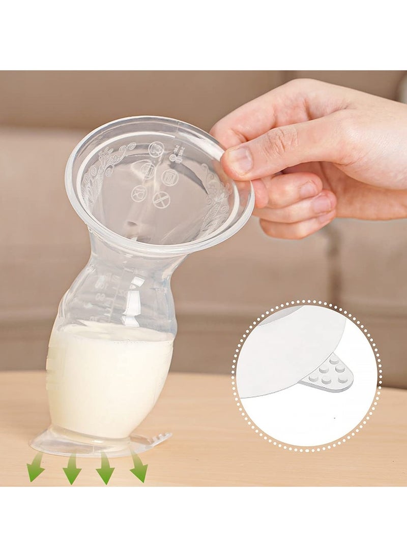 haakaa - Haakaa Manual Breast Pump With Base 4Oz/100ML+Lid - Image 1