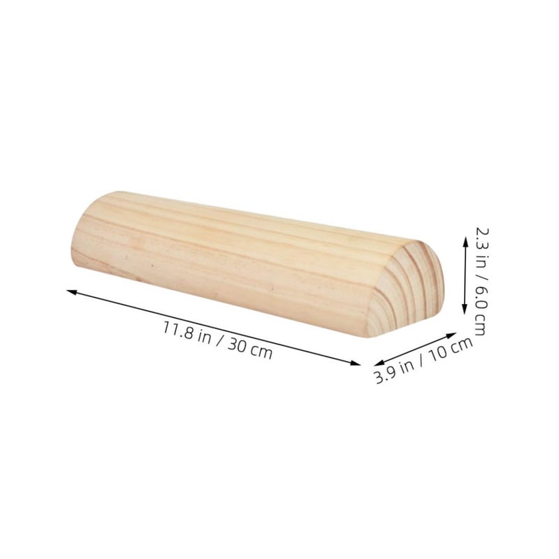 Solid Wooden Pillow for Neck and Shoulder Support Pain Relief Posture Sauna Relaxation - Image 3