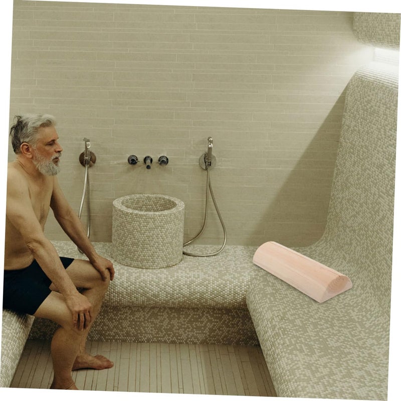 Solid Wooden Pillow for Neck and Shoulder Support Pain Relief Posture Sauna Relaxation - Image 4