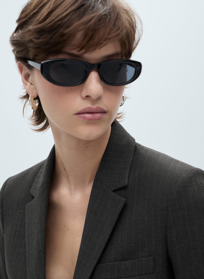MANGO Essential Pinstripe Suit Blazer  - Image 4