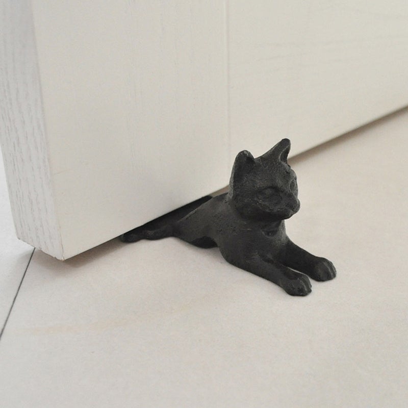 2pcs Cast Iron Cat Shape Safety Windproof Anti-collision Door - Image 4
