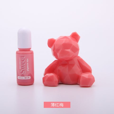 Candy color 40 color oily color essence epoxy resin AB glue uv drop glue diy material color paste foreign trade factory direct sales TG09 thin red plum