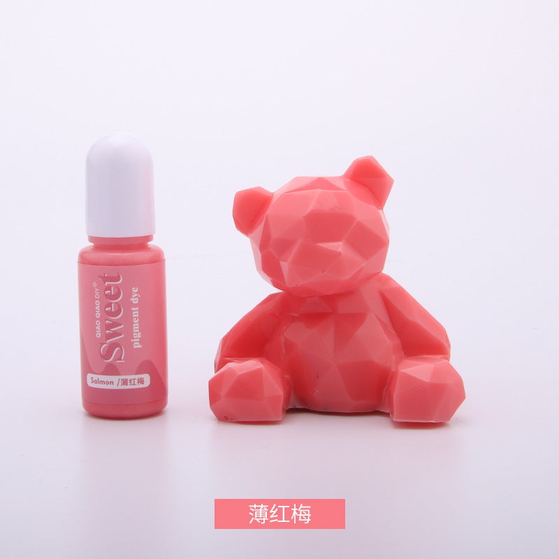Candy color 40 color oily color essence epoxy resin AB glue uv drop glue diy material color paste foreign trade factory direct sales TG09 thin red plum