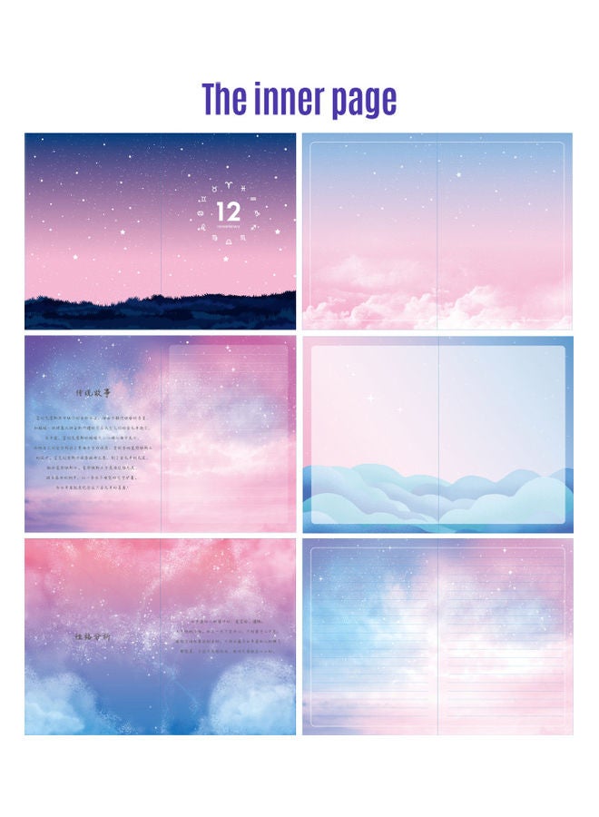 NIBEMINENT Binder Leather Diary With Lock Multicolour - Image 3