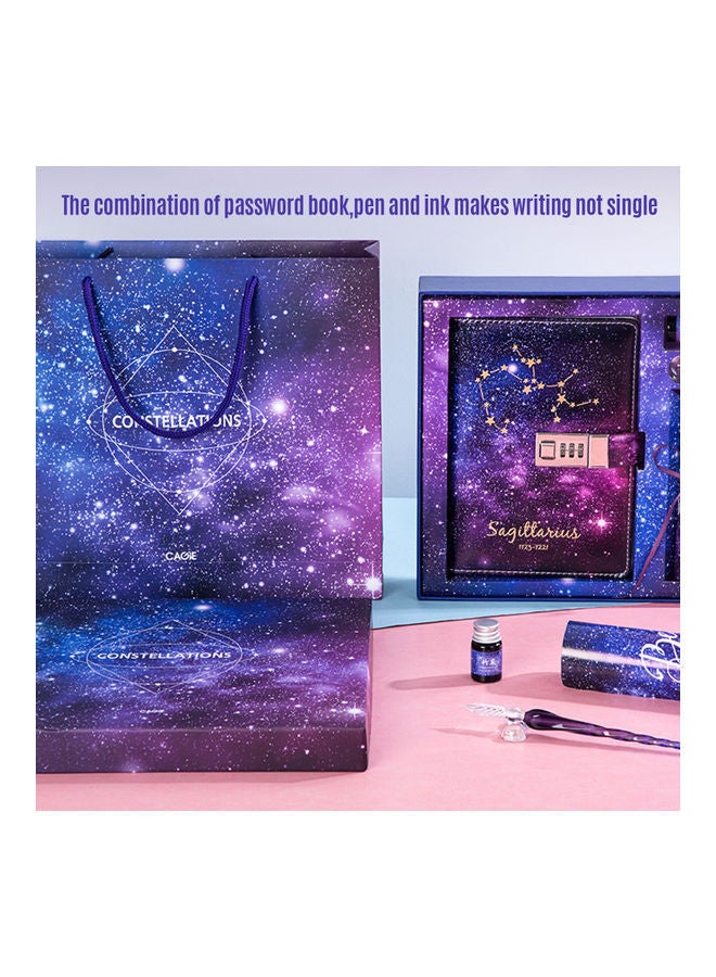 NIBEMINENT Binder Leather Diary With Lock Multicolour - Image 4