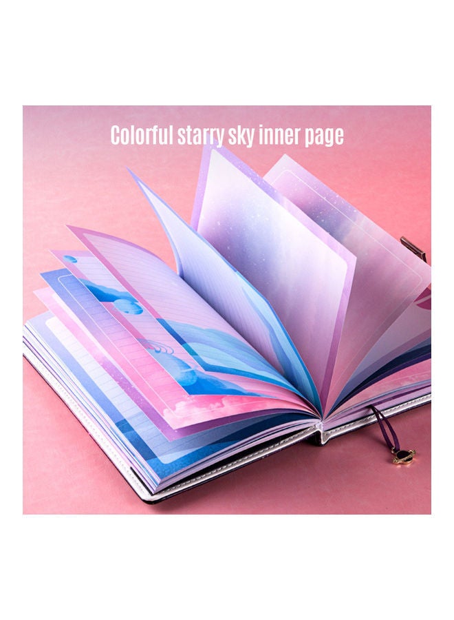 NIBEMINENT Binder Leather Diary With Lock Multicolour - Image 2