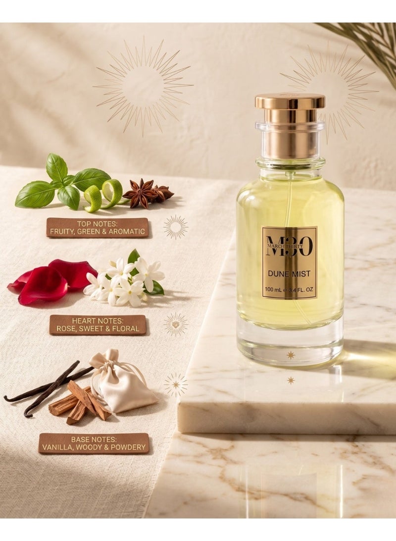 March Thirty Dune Mist Eau De Parfum For Unisex 100ml - Image 2