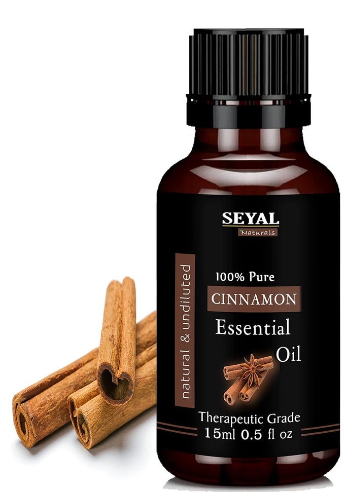 CINNAMON ESSENTIAL OIL DALCHINI TEL 100 PURE NATURAL UNDILUTED FOR HAIR SKIN AROMA 15ML