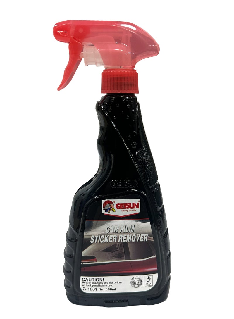 GETSUN Car Film Sticker Remover 500ml – Adhesive and Sticker Residue Remover for Car Surface Cleaning - Image 1