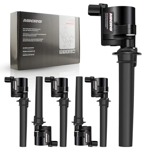 Micro Ignition Coil Pack Set of 6 Compatible with Ford Mzda Mercury 3.0L V6 Models Replaces 18LZ-12029-AB 18LZ-12029-AA 2M2Z-12029-AC DG500 DG513 Fits 2001 2002 2003 2004 2005 Escape Taurus - Image 1