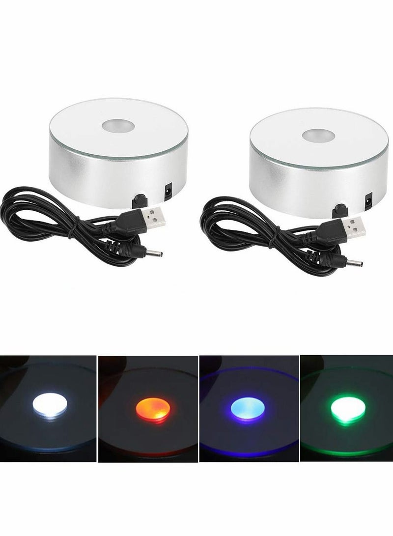 Excefore Crystal Display Stand, 2pcs - Image 1