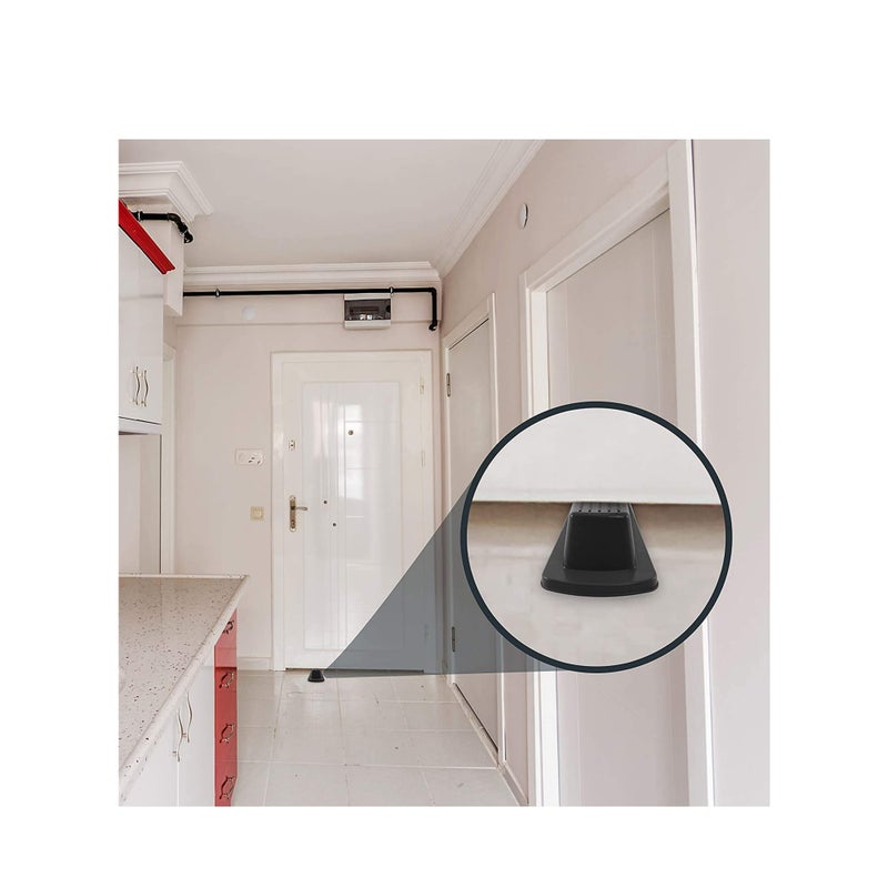 SOLARAE Door Stopper Set Pack of 4 Large Door Stopper Wedge Multi Surface Design to Sliding or Marking Floors Blocker for Hotel Home or Office - Image 4