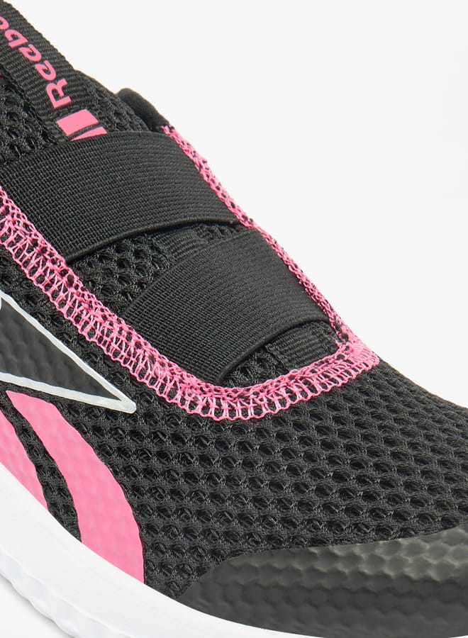 ريبوك حذاء جري بناتي سهل الارتداء بتفاصيل شعار راش رنر - Image 5