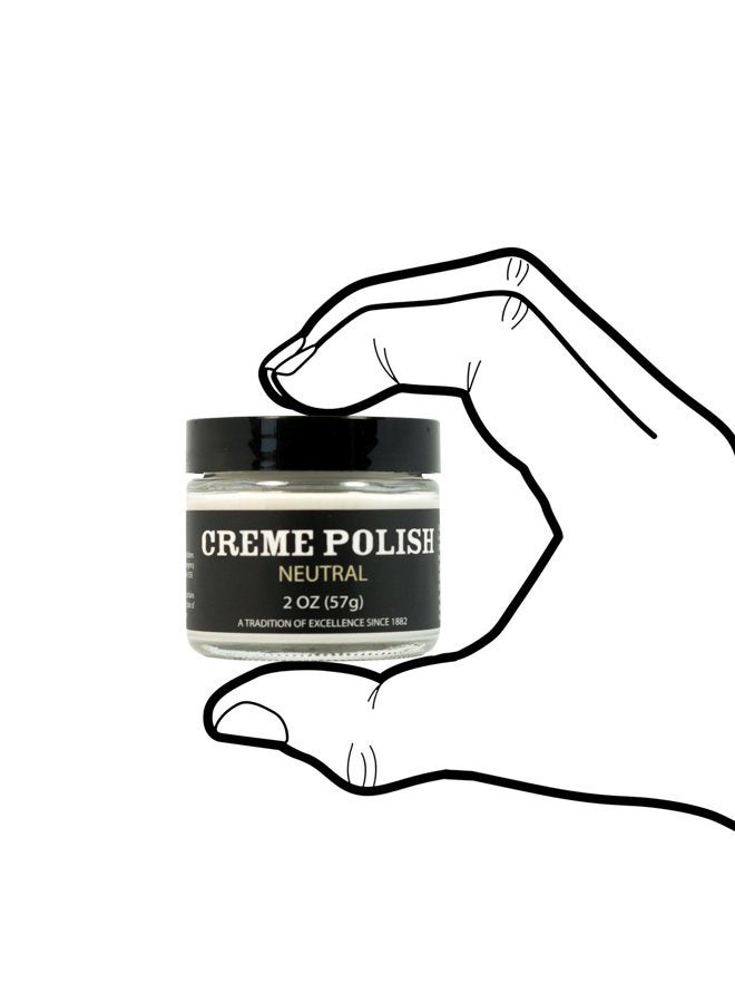 Bickmore Cream Shoe Polish - Black & Other Color Leather Shoe Care, Nourishing Formula, Fills Scratches, High-Gloss Shine, Long-Lasting, Made in USA, Neutral, 2 oz - Image 3