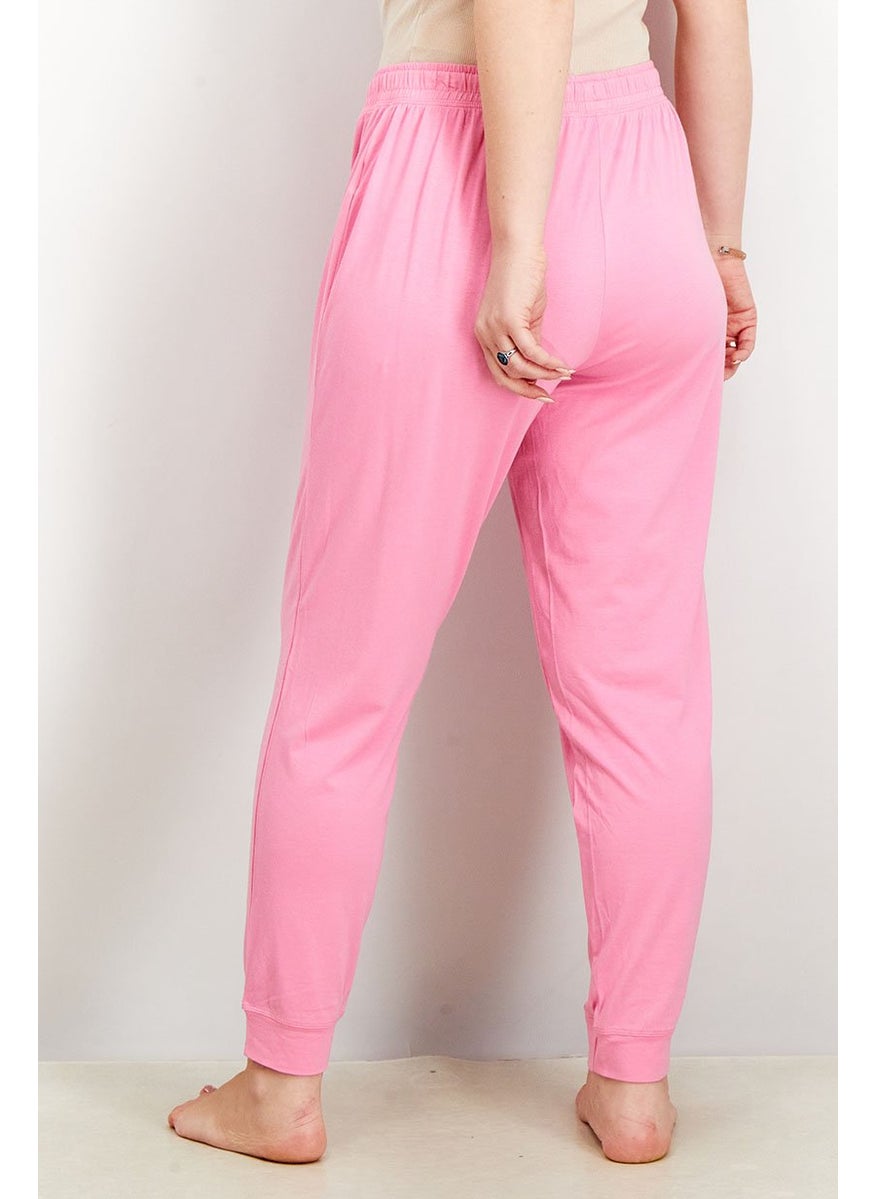 Women Drawstring Plain Jersey Pants, Pink - pzsku/Z47EE0782E254C7BAAEE7Z/45/_/1724351365/bfab61c3-5bac-49c0-82db-ed64b14daa4e