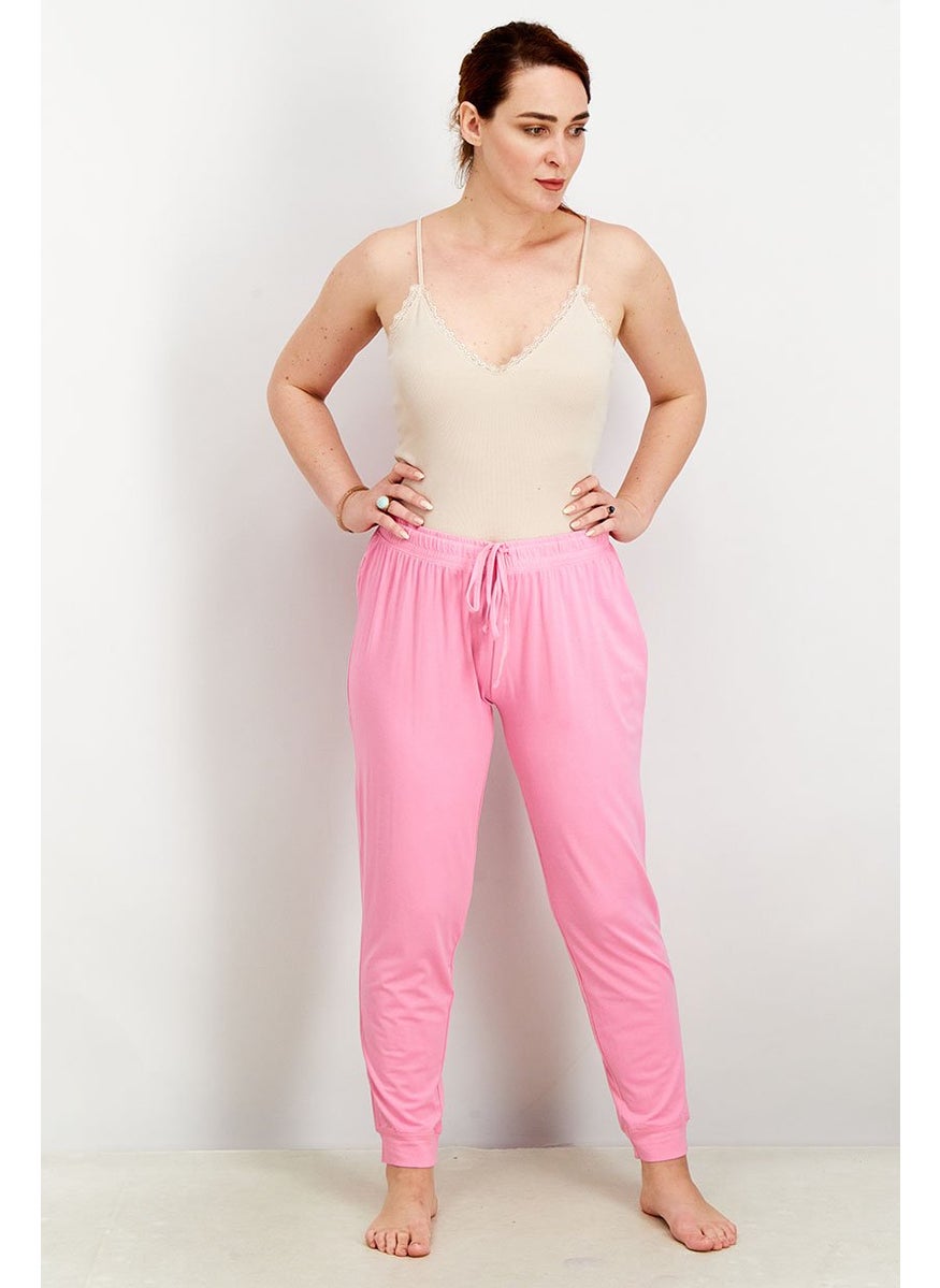 Women Drawstring Plain Jersey Pants, Pink - pzsku/Z47EE0782E254C7BAAEE7Z/45/_/1734963344/456a91c3-6136-42dc-9aaa-6637afa81cfd