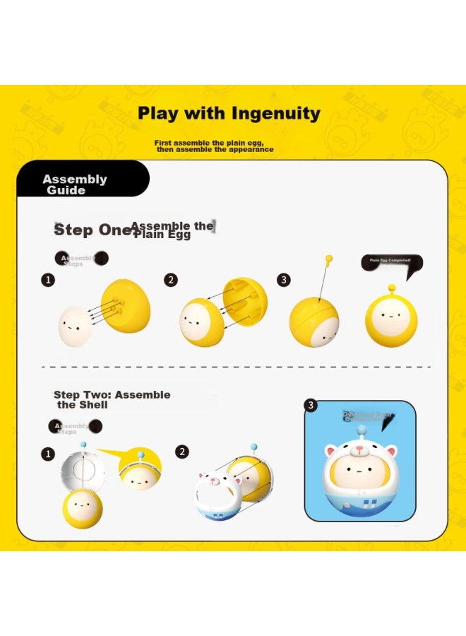 Top Toy Egg Party Building Blocks, Stacking Game, Assembly Blocks, Blind Box Toys, Birthday Gift For Boys, End Box - Image 5