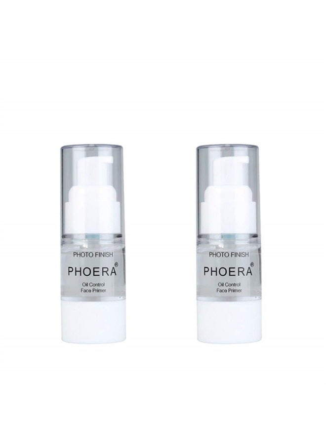 PHOERA Primer Face Foundation Primers,Face Primer for Makeup Long Lasting Hydrating Smoothing Isolated Moisturizing Oil Free Effect Make Up Base Matte Makeup Primer (2 * 18ml) - Image 1