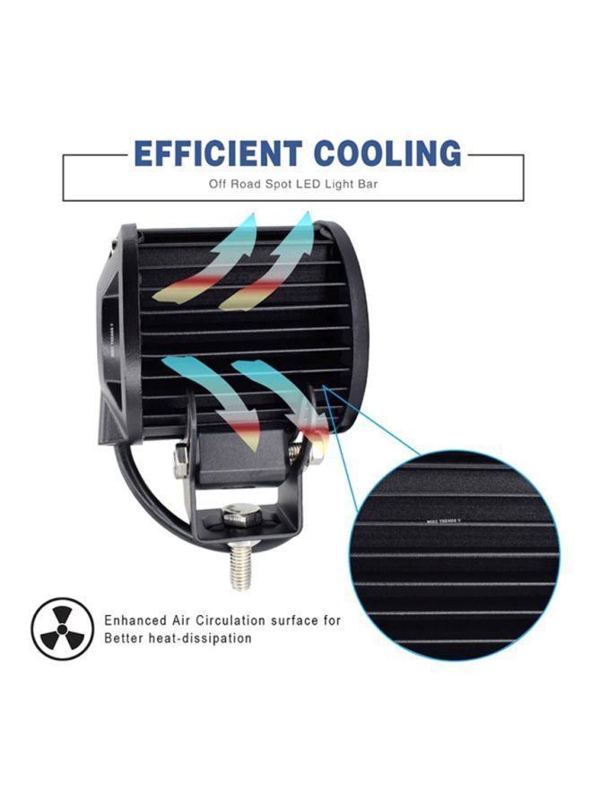 NIBEMINENT 2-Piece Led Light Bar 18W 4-Inch Flood Driving Fog - Image 4