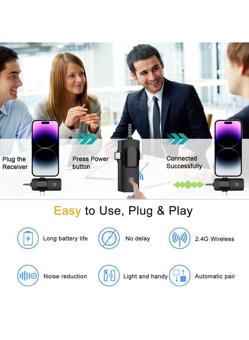 ELTRAZONE 3-in-1 Wireless Microphone for Smartphone, Amplifier, and PC – Crystal Clear Sound, Easy Connection, Perfect for Vlogging, Streaming, and Live Events – Compact & Portable - Image 4