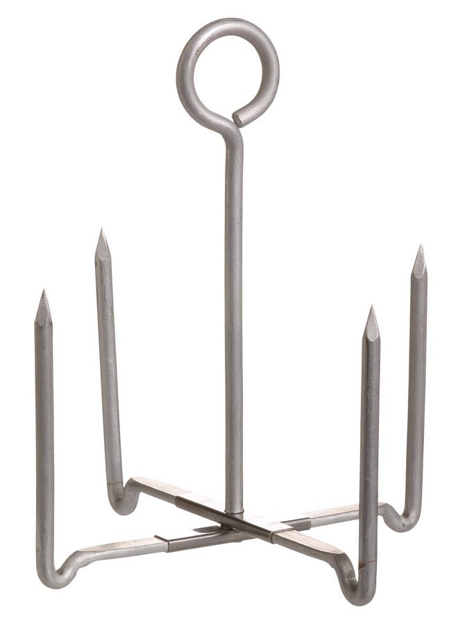 KitchenCraft Baked Potato Stand Aluminium 12 X 14.5 Cm Silver  - Image 1