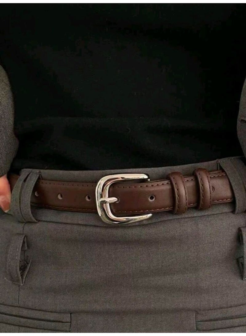 شي إن SHEIN-2pcs Women's Fashion Waist Belt, Casual Jeans And Dress Essential Belt - Image 5