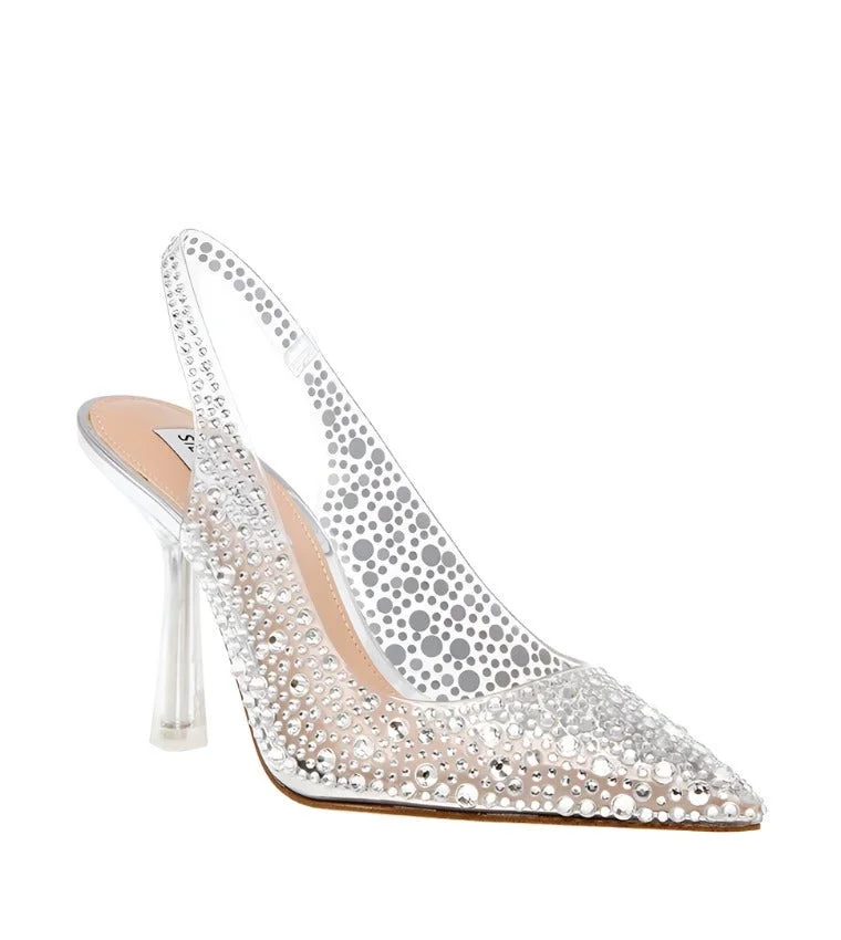 ستيف مادن Jeweler Transparent Pumps
