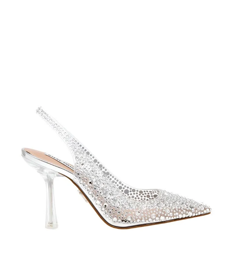ستيف مادن Jeweler Transparent Pumps