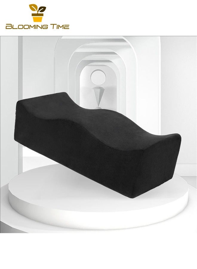 BLOOMING TIME Lifting Pillow Leg Buttocks Levage Cousins Memory Foam, Support Surgical Recovery, Removable And Washable Cover, Non-Slip Bottom, Stretchable Body, Foldable, Black  - Image 1