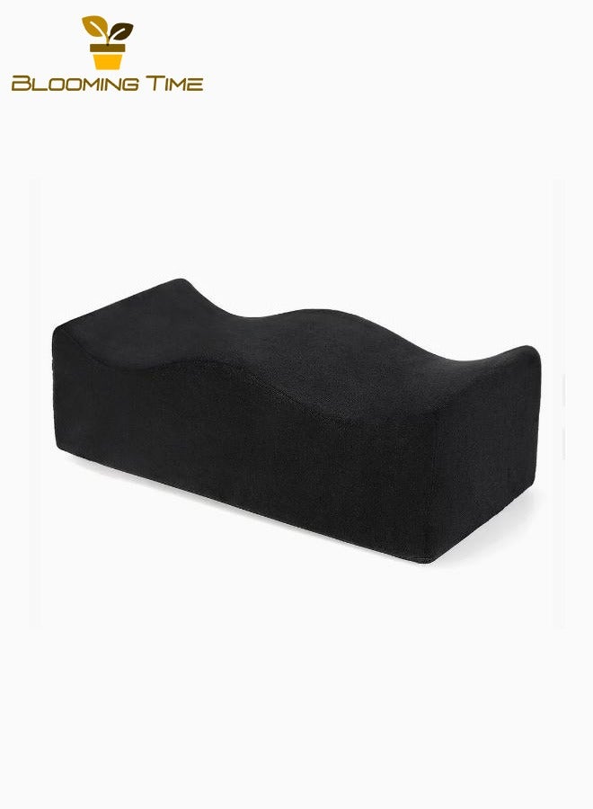 BLOOMING TIME Lifting Pillow Leg Buttocks Levage Cousins Memory Foam, Support Surgical Recovery, Removable And Washable Cover, Non-Slip Bottom, Stretchable Body, Foldable, Black  - Image 2