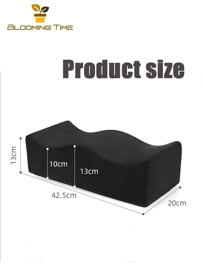 BLOOMING TIME Lifting Pillow Leg Buttocks Levage Cousins Memory Foam, Support Surgical Recovery, Removable And Washable Cover, Non-Slip Bottom, Stretchable Body, Foldable, Black  - Image 3