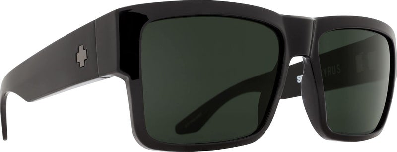 Spy Optic Cyrus Sunglasses, Black/Happy Gray/Green, 58 mm - Image 1