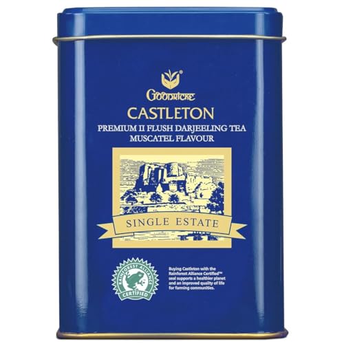 Goodricke Castleton Muscatel Darjeeling Tea 100g | Premium Single Estate Whole Leaf | Loose Leaf Black Chai | Muscatel is a Taste note | Exclusive Tea - Image 1