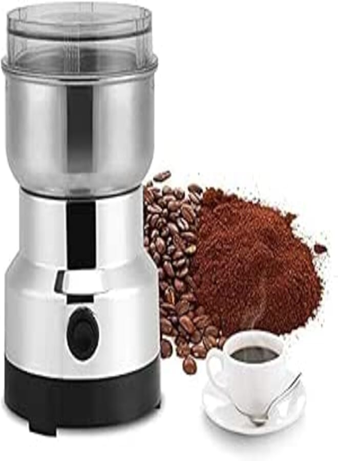 Haofy 220W Electric Coffee Grinder With Stainless Steel Blade for Coffee Beans, Spices, Seeds, Salt and Pepper