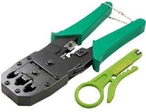 Inditrust New Three In One Modular Crimping Tool, Rj45, Rj11 Cat5E/Cat6 Lan Cutter with Cable Cutter - Image 3