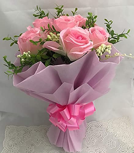 3A Featuretail Baby Pink Tissue Paper for Gift/Flowers Packing 24 Inch x 28 Inch - 20 Sheets - Image 3