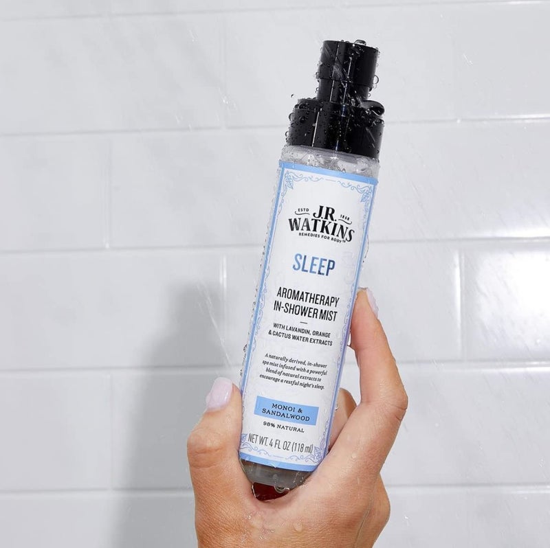JR Watkins Sleep Aromatherapy inShower Mist Natural Monoi Sandalwood 4 oz - Image 4