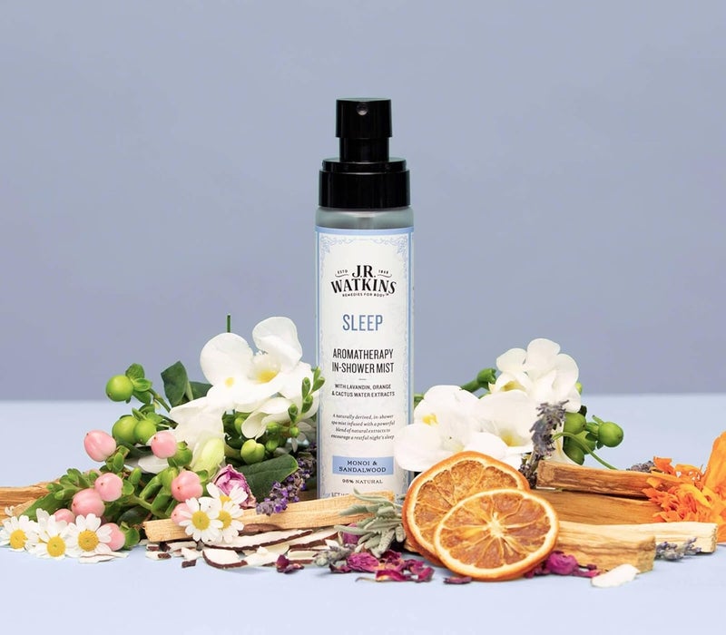 JR Watkins Sleep Aromatherapy inShower Mist Natural Monoi Sandalwood 4 oz - Image 2