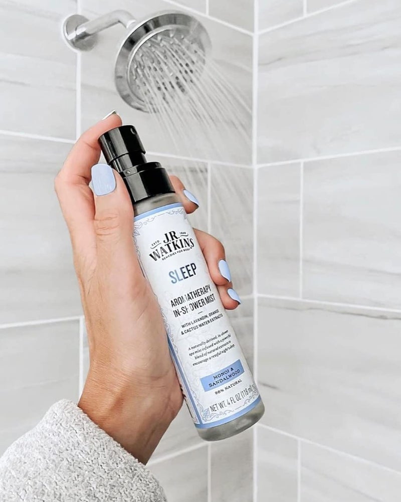 JR Watkins Sleep Aromatherapy inShower Mist Natural Monoi Sandalwood 4 oz - Image 3