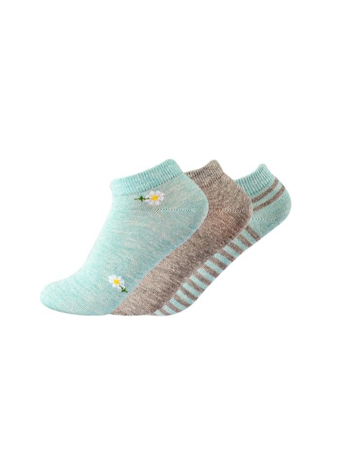 Future Future Socks Low Cut For Women Pack Of 3 Size 36-40  Multicolor  - Image 1
