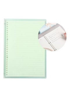NIBEMINENT 30 Sheets Refillable Notebook Leaf Binder Green 
