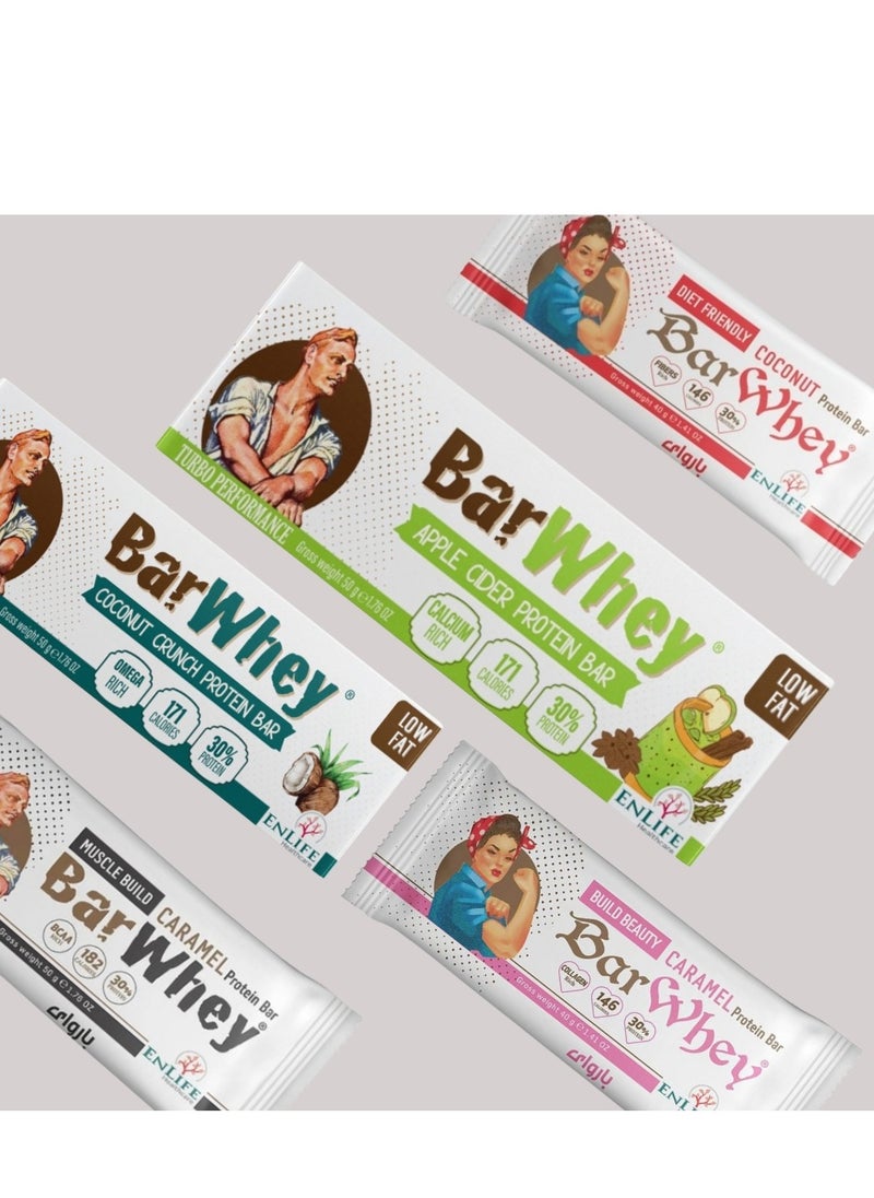 Bar Whey - High-Protein Low Fat Super Bulk Chunky Peanut Butter Protein Bar (3Bar) - Image 1