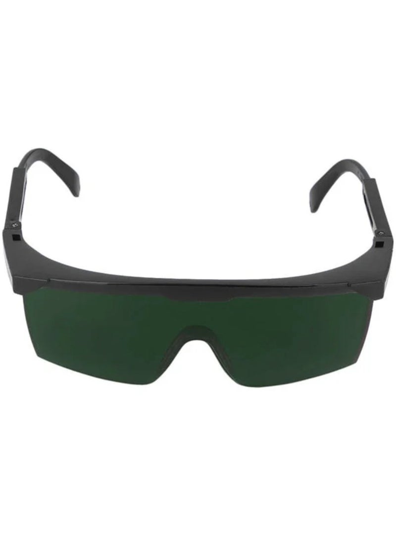 Generic Semi-Rimless Shield Laser Safety Glasses, Black  - Image 5